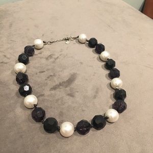 Black and Pearl Necklace